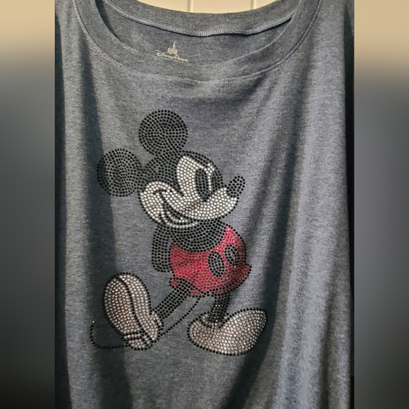 Disney Parks Mickey Mouse SHIMMER sparkle shirt XXL - Picture 2 of 4